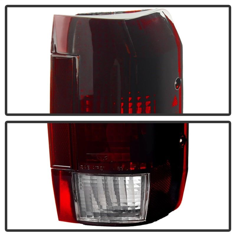 SPYDER 9030567 - SPY9030567 - xTune Ford Bronco F150 F250 F350 F450 92-96 OE Style Tail Lights Red Smoked ALT-JH-FB92-OE-RSM - Shipped in Europe - Tuningsupply.com