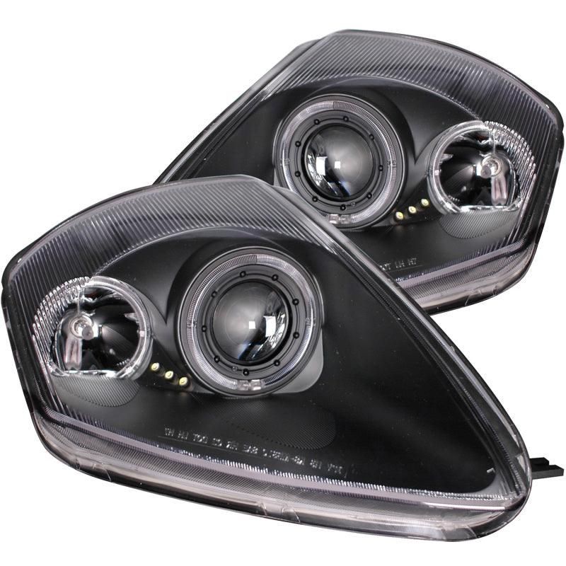 ANZO 121332 - ANZ121332 - ANZO 2000-2005 Mitsubishi Eclipse Projector Headlights w/ Halo Black - Shipped in Europe - Tuningsupply.com