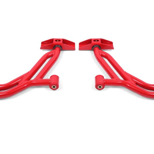 BMR Suspension AA750R - BMRAA750R - BMR Suspension 05-14 Ford Mustang Lower A-Arms - Red - Non-Adjustable - Shipped in Europe - Tuningsupply.com