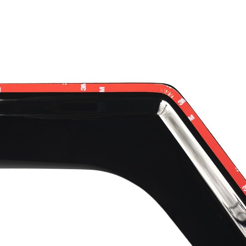 Rugged Ridge 11349.17 - RUG11349.17 - Rugged Ridge Window Visors Matte Black 18-20 Jeep Wrangler JLU/JT - Shipped in Europe - Tuningsupply.com