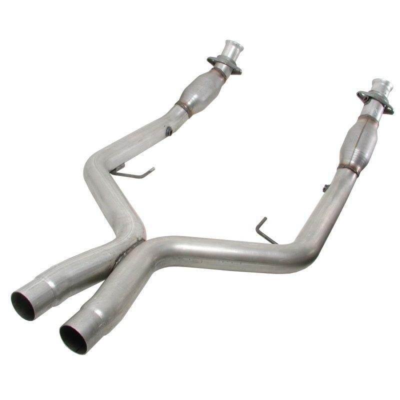 BBK 1770 - BBK1770 - BBK 05-10 Mustang 4.6 GT High Flow X Pipe With Catalytic Converters - 2-3/4 - Shipped in Europe - Tuningsupply.com