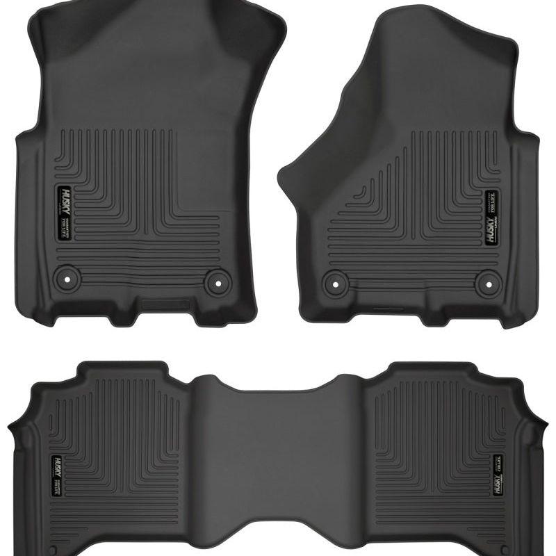 Husky Liners 94111 - HSL94111 - Husky Liners 19-21 Ram 2500/3500 Crew Cab Weatherbeater Black Front & 2nd Seat Floor Liners - Shipped in Europe - Tuningsupply.com