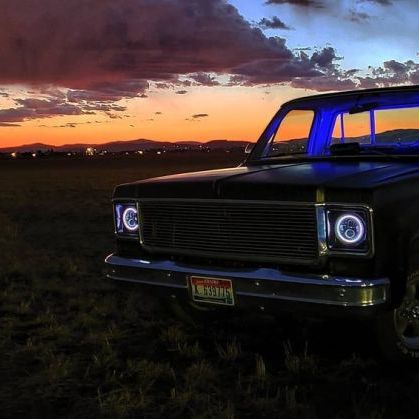 ORACLE Lighting 5769-001 - ORL5769-001 - Oracle 7in High Powered LED Headlights - Black Bezel - White - Shipped in Europe - Tuningsupply.com