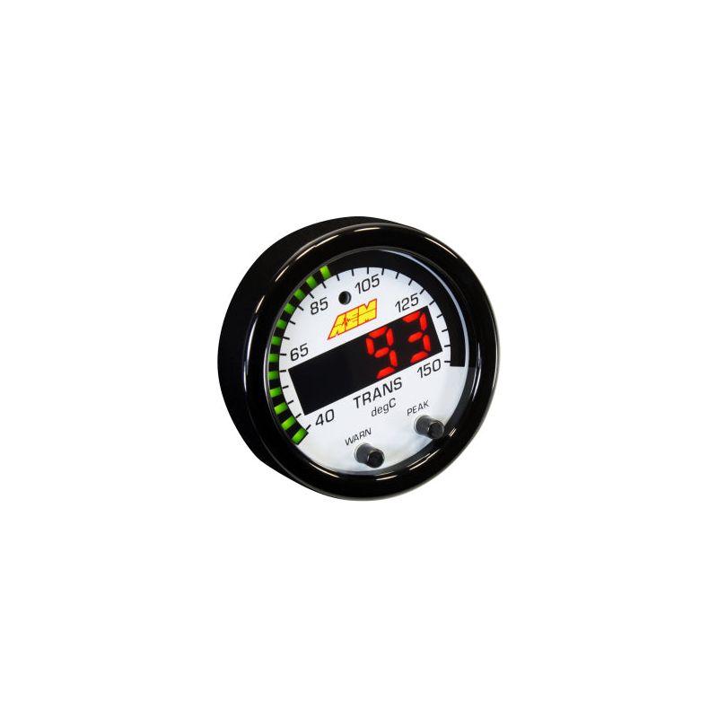 AEM 30-0302 - AEM30-0302 - AEM X-Series Temperature 100-300F Gauge Kit (ONLY Black Bezel and Water Temp. Faceplate) - Shipped in Europe - Tuningsupply.com