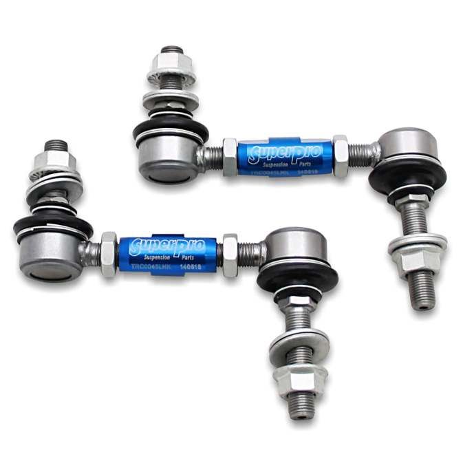 Superpro TRC1045L - SPRTRC1045L - SuperPro 2006 Audi A3 Base Rear HD Adjustable End Link Set - Shipped in Europe - Tuningsupply.com