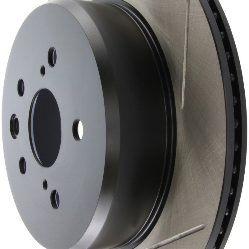 Stoptech 126.44189SL - STO126.44189SL - StopTech 13-14 Lexus GS300/350/400/430 Slotted Sport Rear Left Brake Rotor - Shipped in Europe - Tuningsupply.com