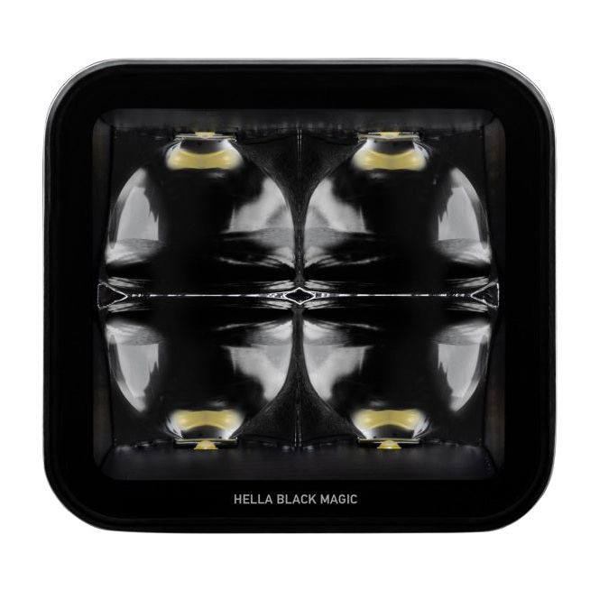 Hella LA358176821 - HELLA358176821 - Hella Universal Black Magic 3.2in L.E.D. Cube Kit - Spot Beam - Shipped in Europe - Tuningsupply.com