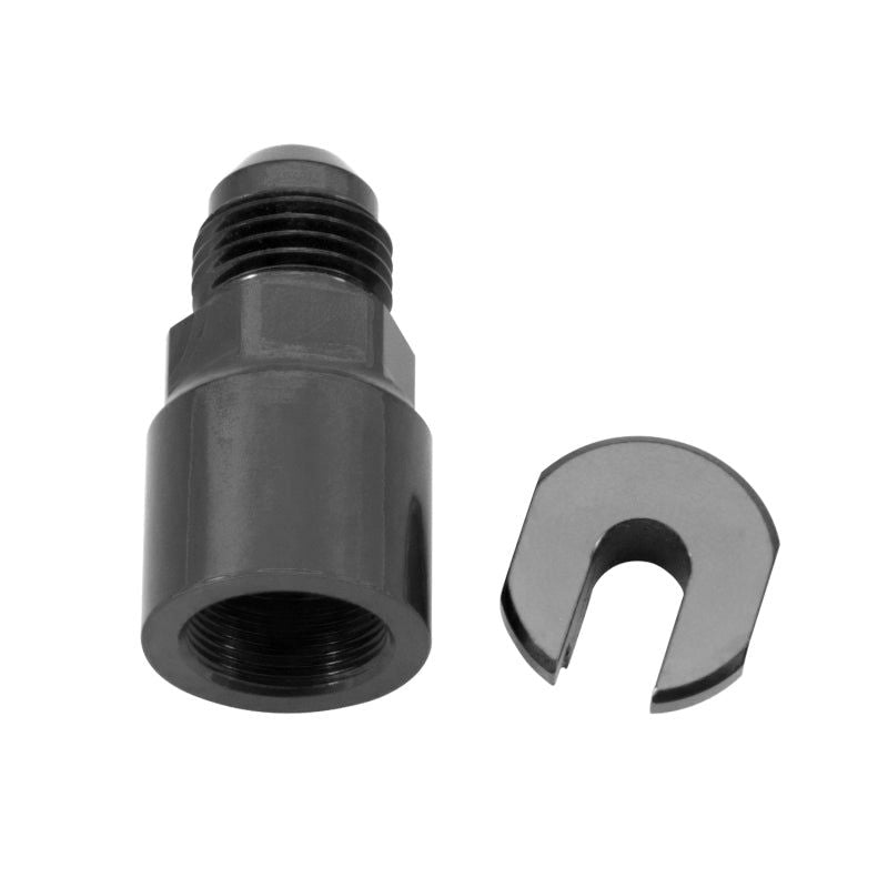 Russell 641303 - RUS641303 - Russell Performance -6 AN male to 1/4in SAE Quick-Disconnect Female (Black Single) - Shipped in Europe - Tuningsupply.com