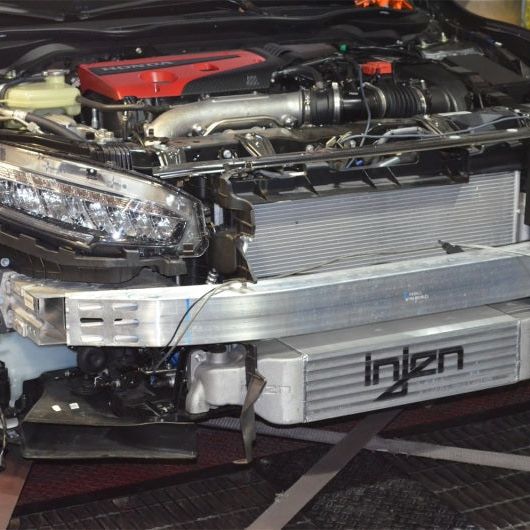 Injen FM1582I - INJFM1582I - Injen 17-20 Honda Civic Type-R (FK8) I4 2.0L Bar and Plate Front Mount Intercooler - Shipped in Europe - Tuningsupply.com