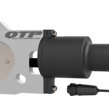 QTP QTEC25 - QTPQTEC25 - QTP 2.5in Bolt-On QTEC Electric Cutout Valve - Single - Shipped in Europe - Tuningsupply.com