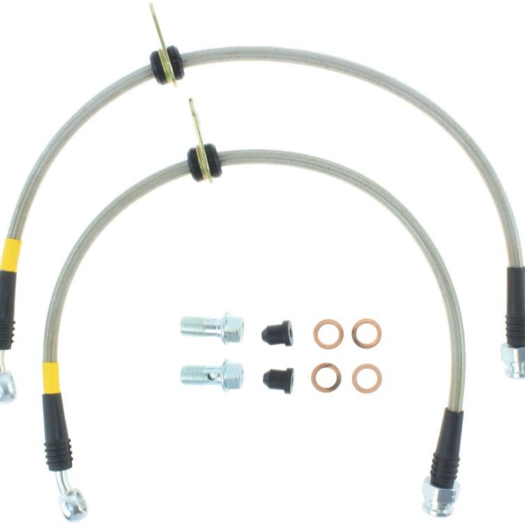 Stoptech 950.40507 - STO950.40507 - StopTech 97-01 Prelude Rear SS Brake Lines - Shipped in Europe - Tuningsupply.com