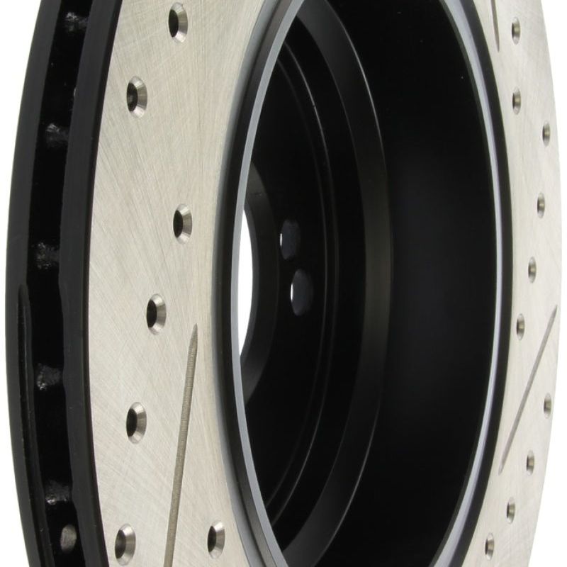 Stoptech 127.34054R - STO127.34054R - StopTech 00-03 BMW M5 (E39) Slotted & Drilled Right Rear Rotor - Shipped in Europe - Tuningsupply.com