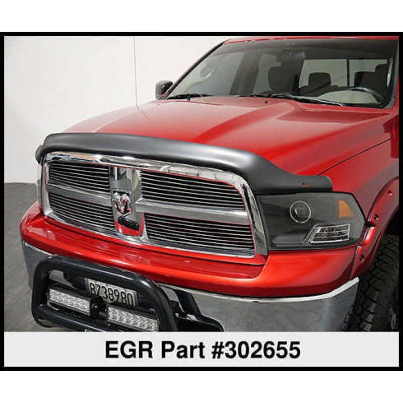 EGR 302655 - EGR302655 - EGR 09-13 Dodge Ram Pickup Superguard Hood Shield - Matte (302655) - Shipped in Europe - Tuningsupply.com