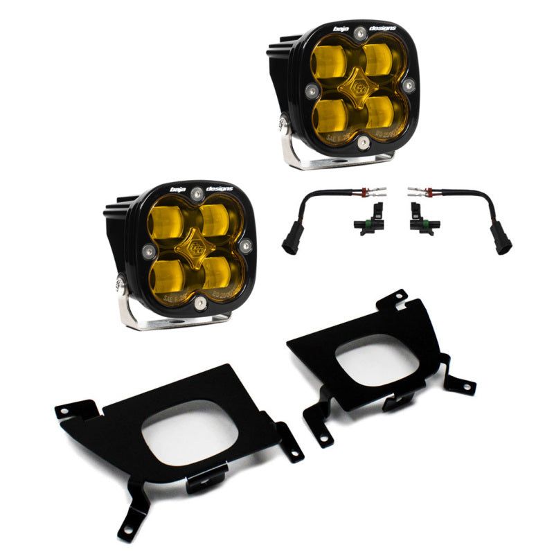 Baja Designs 447529 - BAJ447529 - Baja Designs 2019+ Chevy Silverado 1500/2500/2500 HD SAE Amber Fog Pocket Kit - Shipped in Europe - Tuningsupply.com