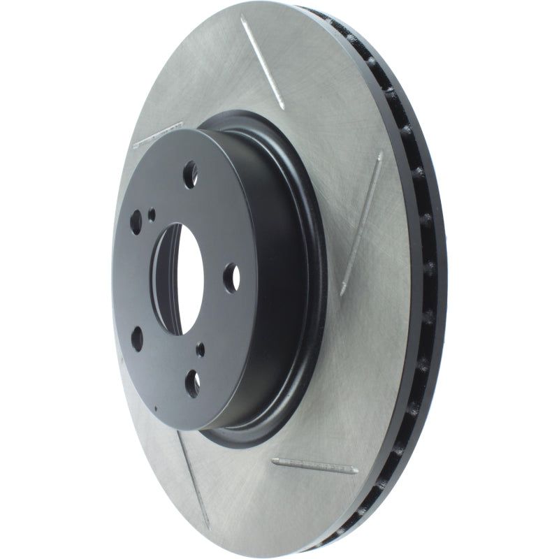 Stoptech 126.44040SL - STO126.44040SL - StopTech Power Slot 86-92 Supra ALL Front Left SportStop Slotted Rotor - Shipped in Europe - Tuningsupply.com