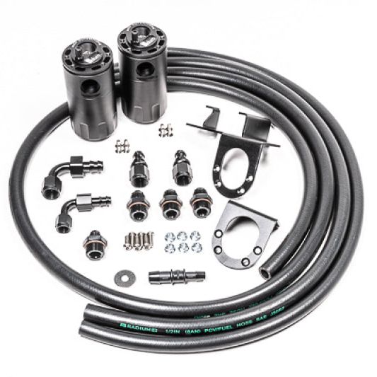 Radium Engineering 20-0240-FL - RAD20-0240-FL - Radium Engineering 07-21 Toyota Tundra Dual Catch Can Kit Fluid Lock - Shipped in Europe - Tuningsupply.com
