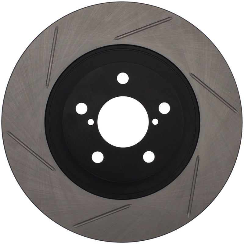 Stoptech 126.47021SR - STO126.47021SR - StopTech Power Slot 06-08 Subaru Legacy / 13 Scion FR-S / 13 Subaru BRZ Front Right Slotted Rotor - Shipped in Europe - Tuningsupply.com