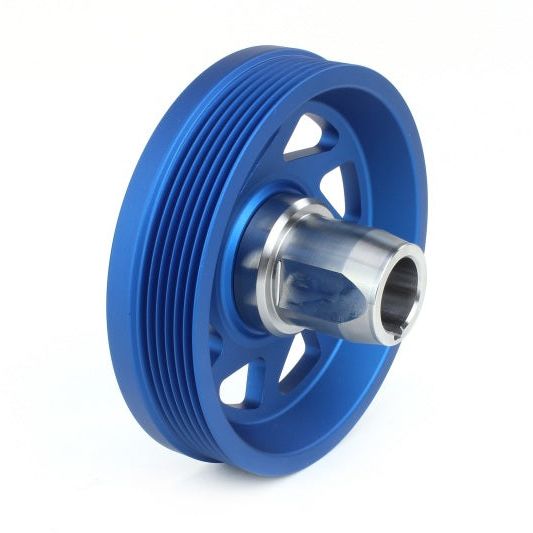 Perrin Performance PSP-ENG-106BL - PERPSP-ENG-106BL - PERRIN 22-25 Subaru WRX/BRZ & Toyota GR86 / 20-25 FXT/OBXT Lightweight Crank Pulley - Blue - Shipped in Europe - Tuningsupply.com
