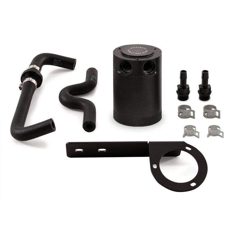Mishimoto MMBCC-CTR-17PBEBK2 - MISMMBCC-CTR-17PBEBK2 - Mishimoto 2017+ Honda Civic Type R Baffled Oil Catch Can Kit - Black - Shipped in Europe - Tuningsupply.com