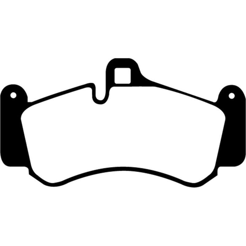 EBC DP41516R - EBCDP41516R - EBC 01-03 Porsche 911 (996) (Cast Iron Rotor only) 3.6 Twin Turbo GT2 Yellowstuff Front Brake Pads - Shipped in Europe - Tuningsupply.com