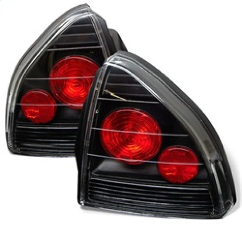 SPYDER 5005229 - SPY5005229 - Spyder Honda Prelude 92-96 Euro Style Tail Lights Black ALT-YD-HP92-BK - Shipped in Europe - Tuningsupply.com