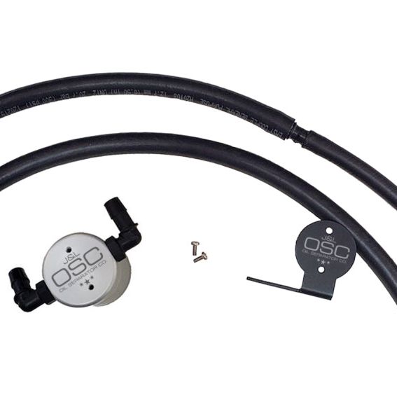 J&L 3105D-C - JLT3105D-C - J&L 07-21 Toyota Tundra 5.7L Driver Side Oil Separator 3.0 - Clear Anodized - Shipped in Europe - Tuningsupply.com