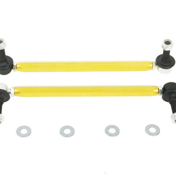Whiteline KLC180-295 - WHLKLC180-295 - Whiteline 18-19 Kia Stinger Front Sway Bar Link Assembly Heavy Duty Adjustable Steel Ball - Shipped in Europe - Tuningsupply.com