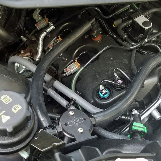 J&L 3025P-B - JLT3025P-B - J&L 15-25 Ford Transit 150/250/350 3.5L EcoBoost Passenger Side Oil Separator 3.0 - Black Anodized - Shipped in Europe - Tuningsupply.com