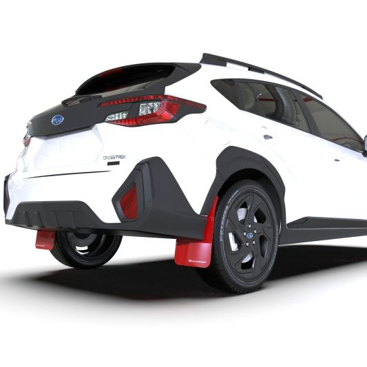 Rally Armor MF106-UR-RD-WH - RALMF106-UR-RD-WH - Rally Armor 24-25 Subaru Crosstrek Red UR Mud Flap White Logo - Shipped in Europe - Tuningsupply.com