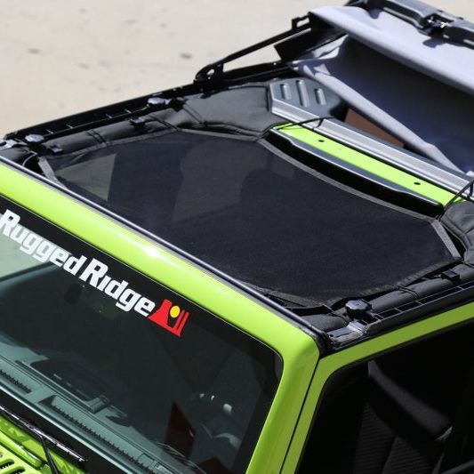 Rugged Ridge 13579.04 - RUG13579.04 - Rugged Ridge Eclipse Sun Shade Front 07-18 Jeep Wrangler JK - Shipped in Europe - Tuningsupply.com