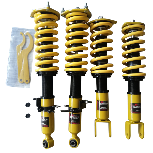 BLOX Racing BXSS-02710 - BLOBXSS-02710 - BLOX Racing 2009+ Nissan G37/370Z - Non-Adjustable Damping Street Series II Coilovers RWD - Shipped in Europe - Tuningsupply.com