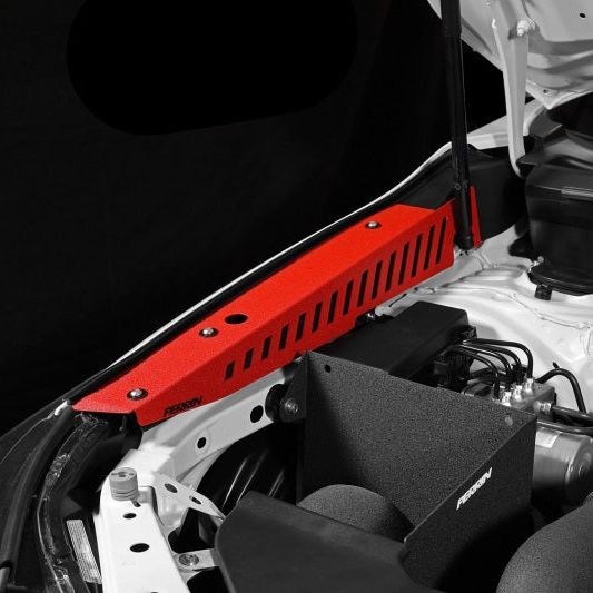 Perrin Performance PSP-ENG-551RD - PERPSP-ENG-551RD - PERRIN 22-25 Subaru WRX Fender Shroud Set - Red - Shipped in Europe - Tuningsupply.com