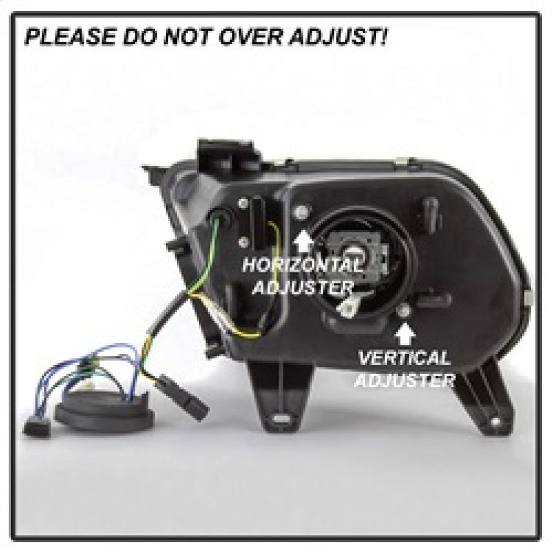 SPYDER 5084569 - SPY5084569 - Spyder Ford Mustang 10-13 Projector Headlights - HID Model Only - Black PRO-YD-FM2010V2-HID-BK - Shipped in Europe - Tuningsupply.com