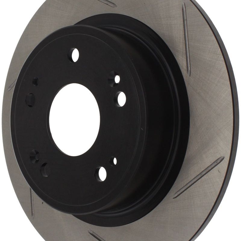 Stoptech 126.40068SL - STO126.40068SL - StopTech Power Slot 09-10 Acura TSX / 08-10 Honda Accord Rear Left Slotted Rotor - Shipped in Europe - Tuningsupply.com