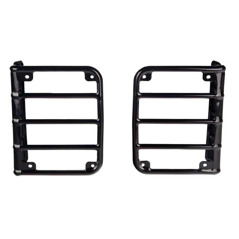 Rugged Ridge 11226.02 - RUG11226.02 - Rugged Ridge 07-18 Jeep Wrangler Black Tail Light Euro Guards - Shipped in Europe - Tuningsupply.com