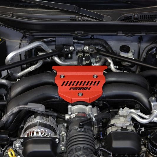 Perrin Performance PSP-ENG-162RD - PERPSP-ENG-162RD - PERRIN 22-25 Subaru BRZ / Toyota GR86 Engine Cover - Red - Shipped in Europe - Tuningsupply.com