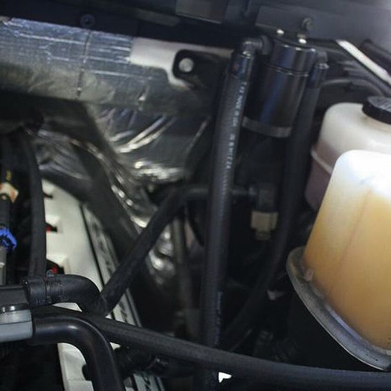 J&L 3016D-B - JLT3016D-B - J&L 11-17 Ford F-150 5.0L / 11-14 Ford F-150 6.2L Driver Side Oil Separator 3.0- Black Anodized - Shipped in Europe - Tuningsupply.com