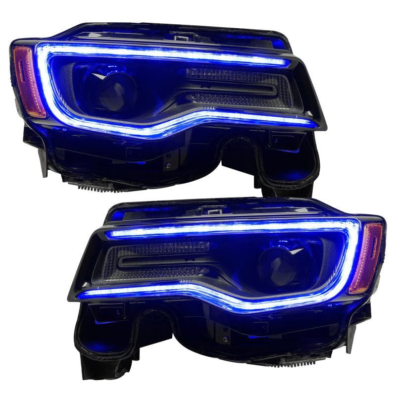 ORACLE Lighting 1284-332 - ORL1284-332 - Oracle 1421 Jeep Grand Cherokee Dynamic Headlight DRL Upgrade Kit ColorSHIFT Dynamic - Shipped in Europe - Tuningsupply.com