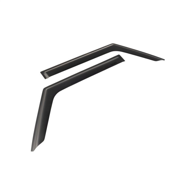 Rugged Ridge 11349.16 - RUG11349.16 - Rugged Ridge Window Visors Matte Black 18-19 2-Door Jeep Wrangler - Shipped in Europe - Tuningsupply.com
