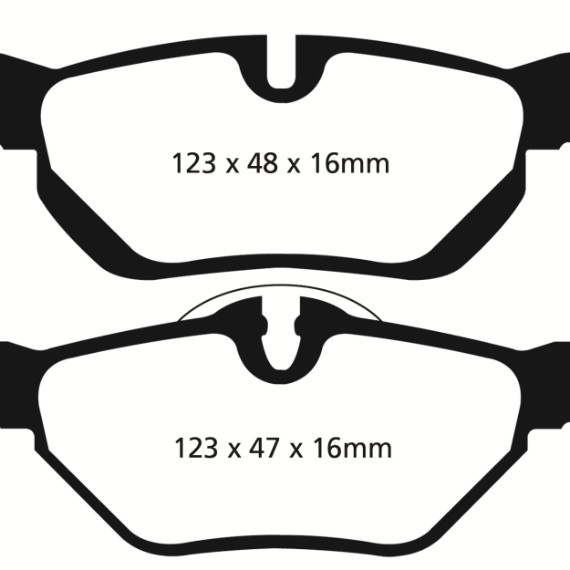 EBC DP32069C - EBCDP32069C - EBC 13+ BMW X1 2.0 Turbo (28i) Redstuff Rear Brake Pads - Shipped in Europe - Tuningsupply.com
