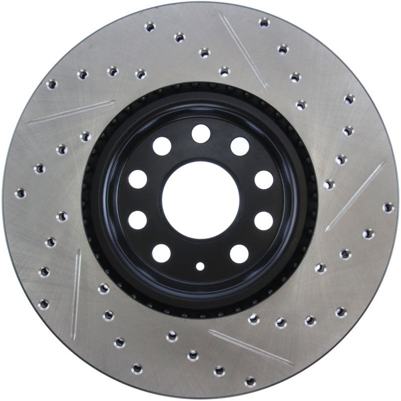 Stoptech 127.33098R - STO127.33098R - StopTech Slotted & Drilled Sport Brake Rotor - Shipped in Europe - Tuningsupply.com