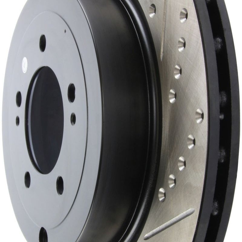 Stoptech 127.46075L - STO127.46075L - StopTech Slotted & Drilled Sport Brake Rotor - Shipped in Europe - Tuningsupply.com