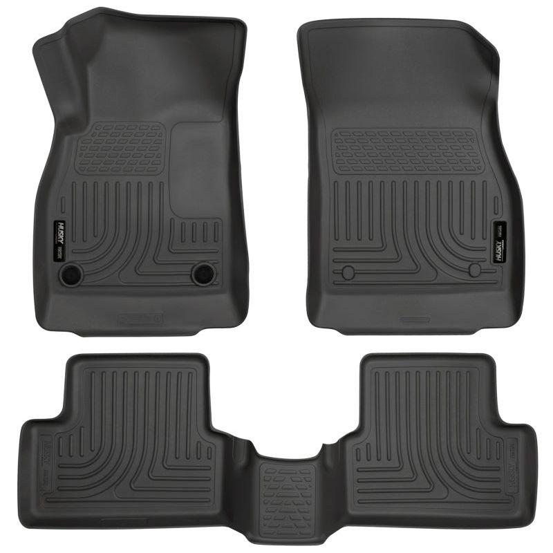 Husky Liners 98161 - HSL98161 - Husky Liners 11-12 Chevrolet Cruze WeatherBeater Combo Black Floor Liners - Shipped in Europe - Tuningsupply.com