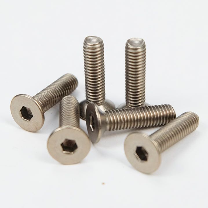 NRG SWS-100TI - NRGSWS-100TI - NRG Titanium Silver Steering Wheel Screw Kit Upgrade- Conical - Shipped in Europe - Tuningsupply.com