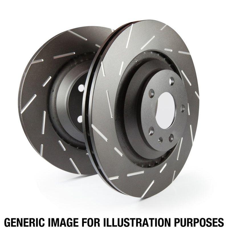 EBC USR695 - EBCUSR695 - EBC 89-94 Nissan Skyline (R32) 2.0 Turbo GTS USR Slotted Front Rotors - Shipped in Europe - Tuningsupply.com