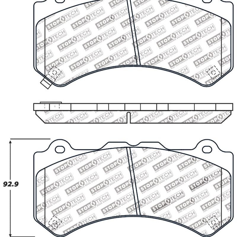Stoptech 309.13820 - STO309.13820 - StopTech Performance Brake Pads - Shipped in Europe - Tuningsupply.com