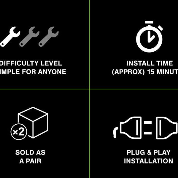 Raxiom 390265 - RAX390265 - Raxiom 15-22 Ford Mustang Axial Series LED Side Marker Lights Rear (Smoked) - Shipped in Europe - Tuningsupply.com