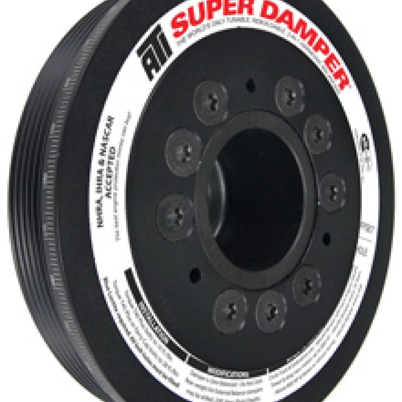 ATI ATI918250 - APPATI918250 - ATI Damper - 6.78in - Alum - 6 Grv - Mitsubishi Evo 8 - 4G63 - w/Integra Lower Cam Drive - Shipped in Europe - Tuningsupply.com