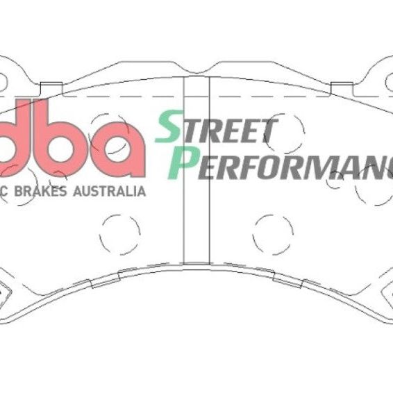 DBA DB2375SP - DBADB2375SP - DBA 07-22 Nissan GT-R R35 Front Street Performance Brake Pad Kit - Shipped in Europe - Tuningsupply.com