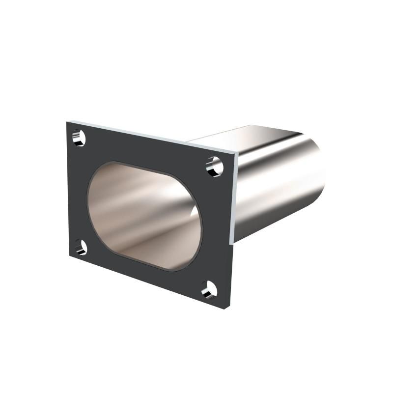 QTP QTEC66 - QTPQTEC66 - QTP Bolt-On QTEC Dual Low Profile Oval Electric Cutout Valves - Pair - Shipped in Europe - Tuningsupply.com